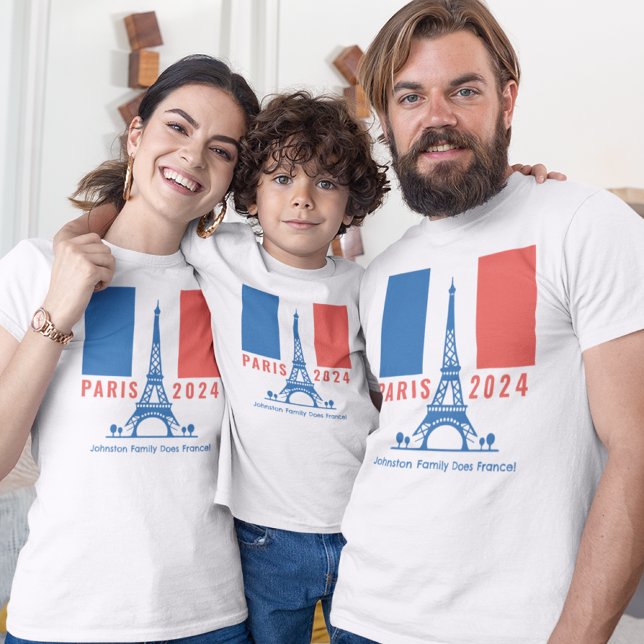 Paris France Family Vacation Souvenir T-Shirt (Creator Uploaded)