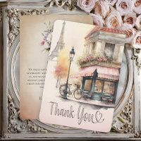 Paris France French Cafe Baby Shower
