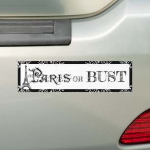Paris France Gifts and Souvenirs Bumper Sticker