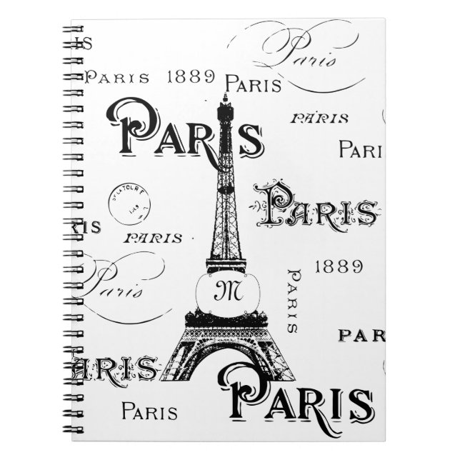 Paris France Gifts and Souvenirs Notebook (Front)