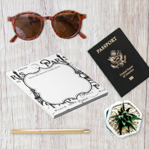 Paris France Gifts and Souvenirs Notepad