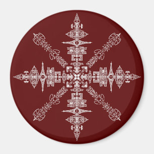 Paris, France Hidden Words and Images Magnet
