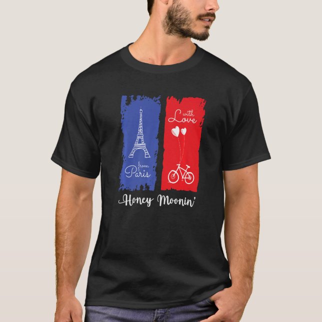 Paris France Honeymoon Premium T-Shirt (Front)