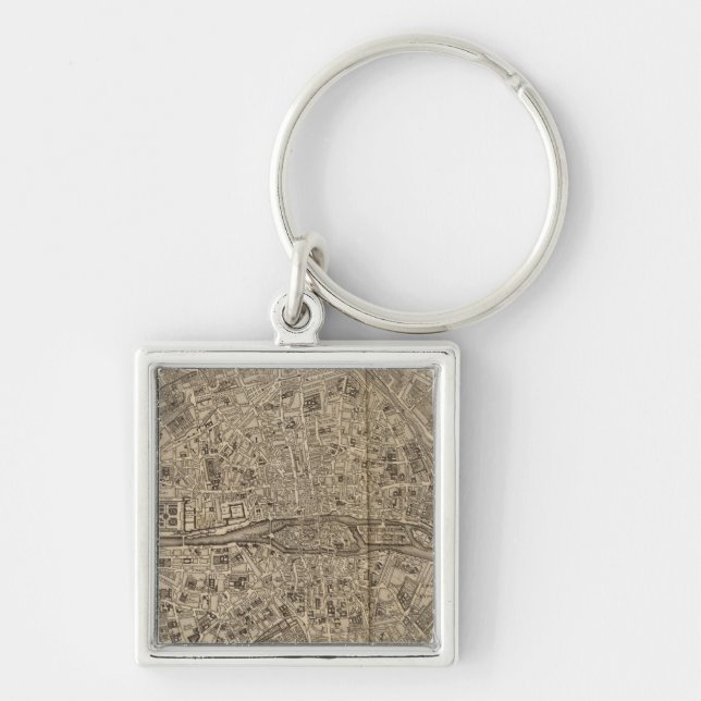 Paris France Key Ring (Front)