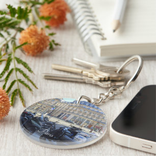 Paris, France Key Ring