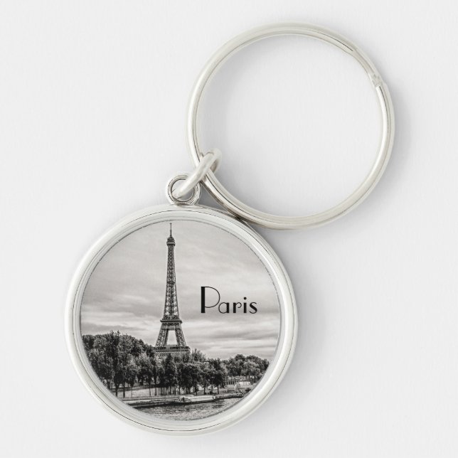 Paris, France Key Ring (Front)