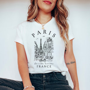 Paris France – La ville Lumière T-Shirt