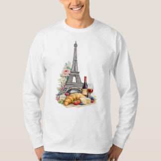 Paris France Long Sleeve T-Shirt