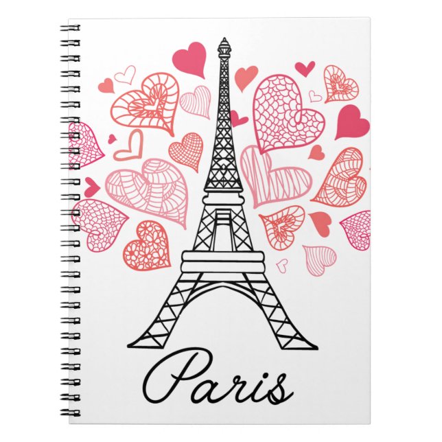 Paris, France Love Notebook (Front)