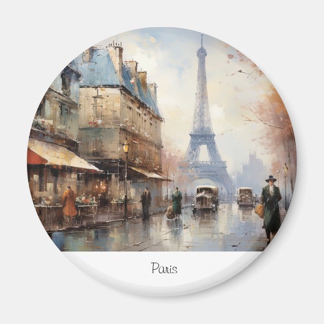 Paris France Magnet (Front)