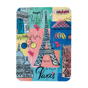 Paris, France Magnet