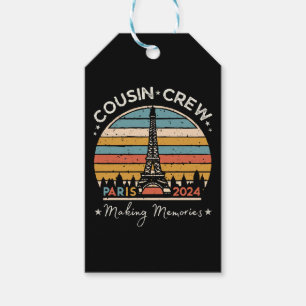 Paris France Making Memories 2024 Gift Tags