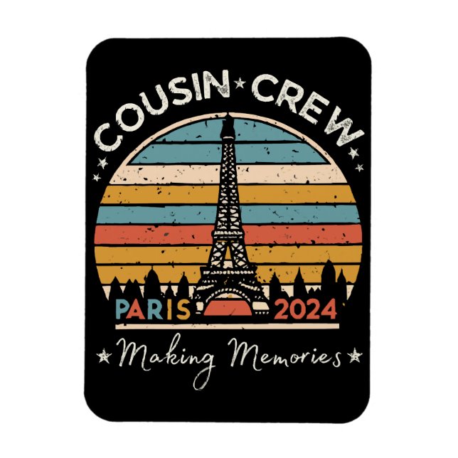 Paris France Making Memories 2024 Magnet (Vertical)