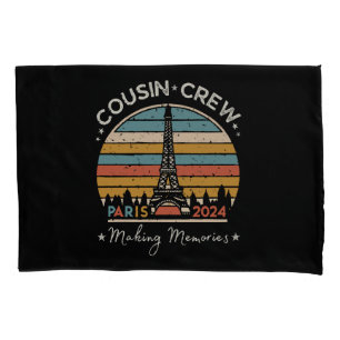 Paris France Making Memories 2024 Pillowcase
