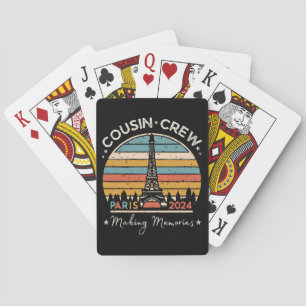 Paris France Making Memories 2024 Playing Cards