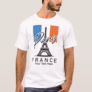 Paris, France – Minimal European City Design T-Shirt