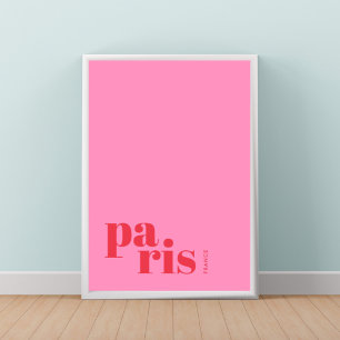 Paris France modern city Poster