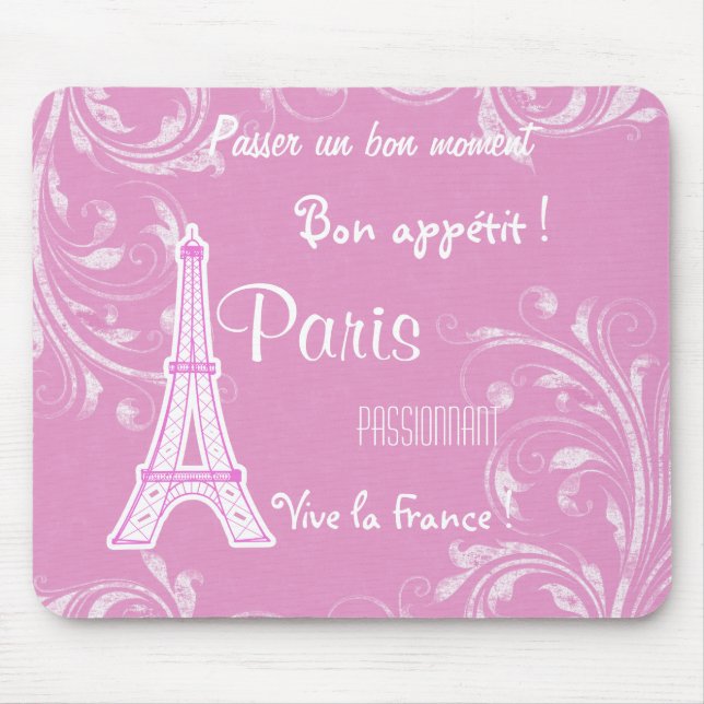 Paris France Mousepads (Front)