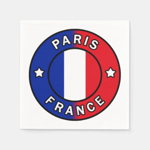 Paris France Napkin