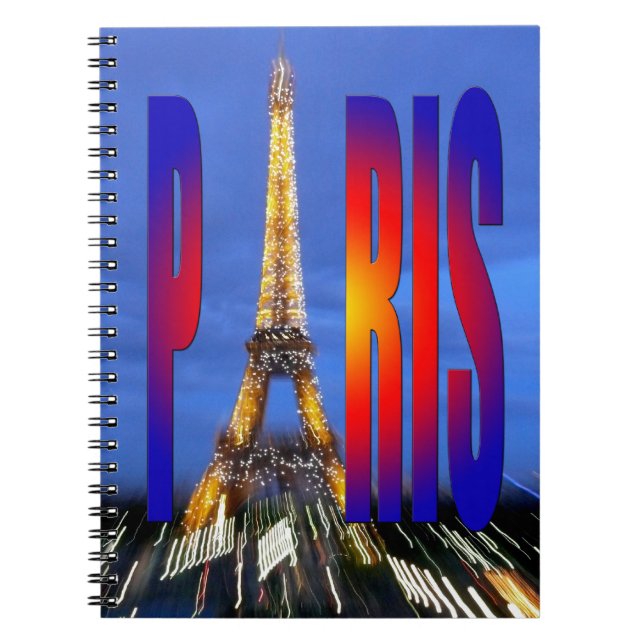 Paris France Notebook (Front)