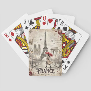 Paris France Playing Cards