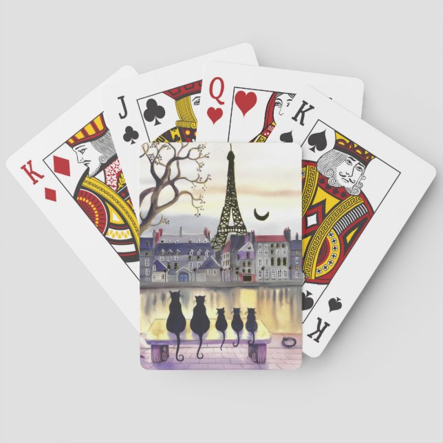 Paris France Playing Cards (Back)