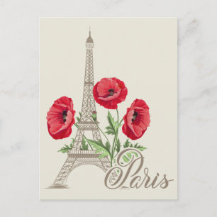 Paris France postcard