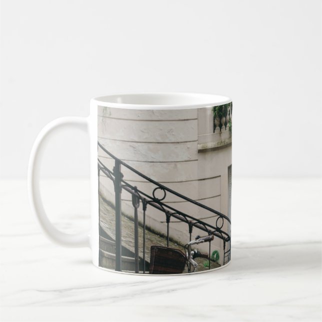 Paris France Postcard Coffee Mug (Left)