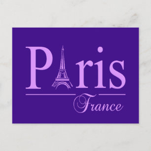 Paris France postcard, customise Postcard