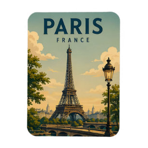 Paris France Seine River Historic City Travel 🗼 Magnet
