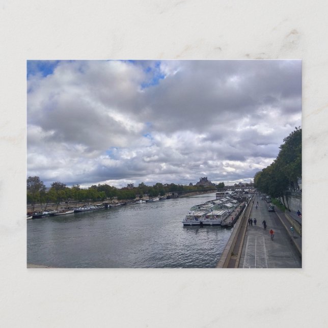Paris. France. Seine  river Postcard (Front)