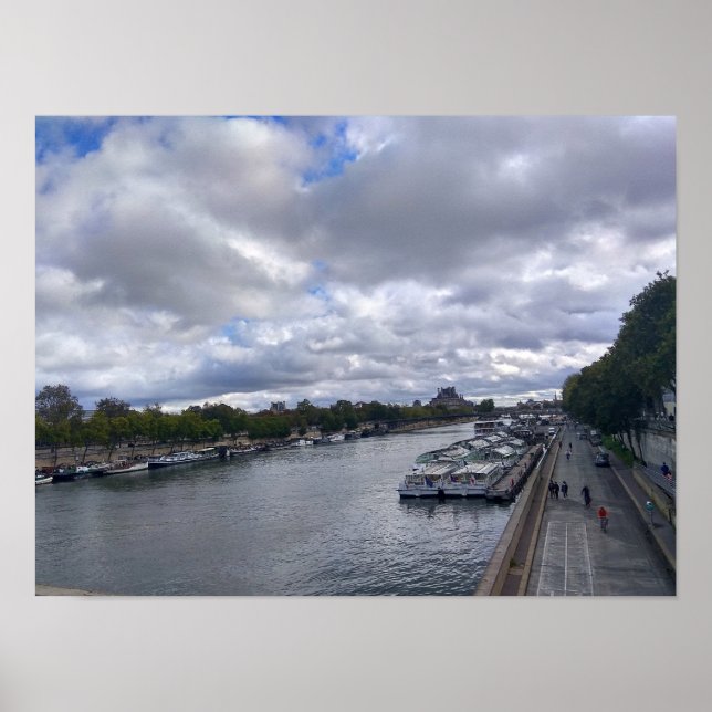 Paris. France. Seine  river Poster (Front)
