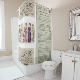 Paris France, Shower Curtain