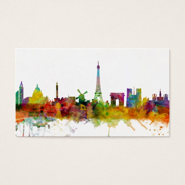 Paris France Skyline (Front)
