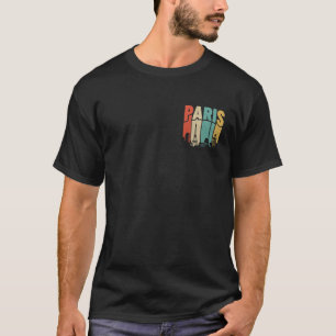 Paris France Skyline Art T-Shirt