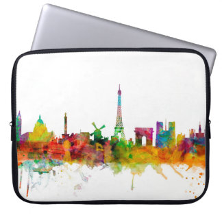 Paris France Skyline Laptop Sleeve