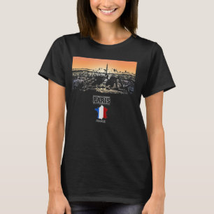 paris france Skyline Vacation Souvenir city T-Shirt