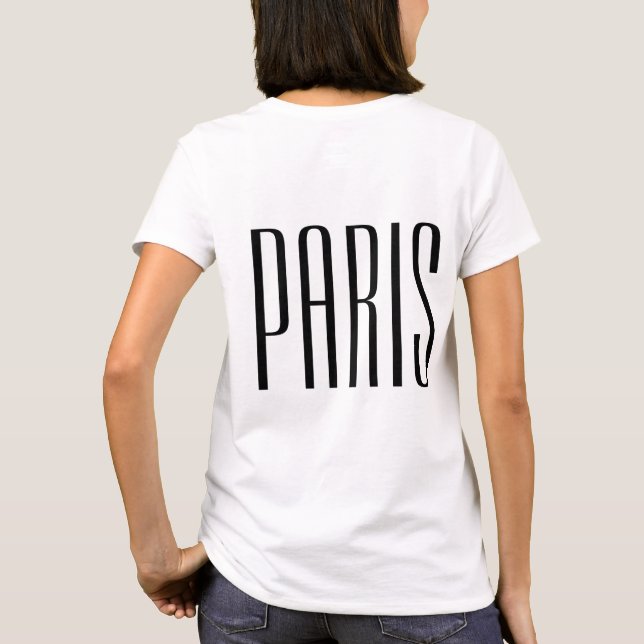 Paris France T-Shirt (Back)
