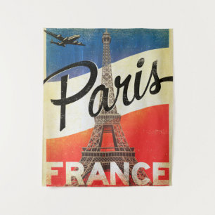 Paris France Tapestry