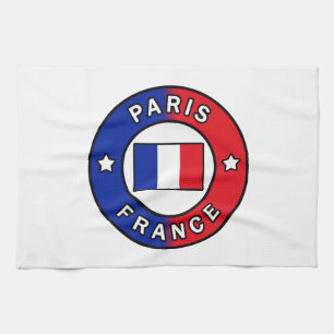 Paris France Tea Towel