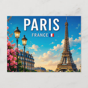 Paris France Timeless City of Light Postcard