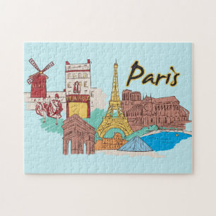 Paris France Travel City Jigsaw Puzzle