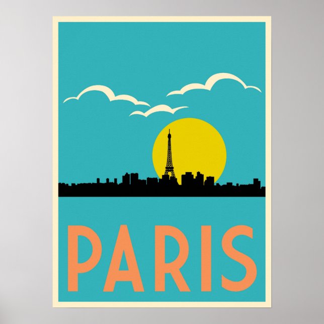 Paris, France, Travel poster (Front)