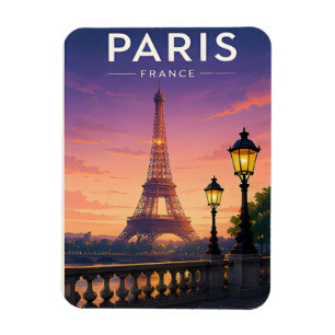 Paris France Travel Timeless City Gift Magnet