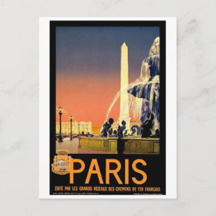 Paris France Vintage Postcard