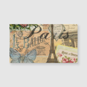 Paris France Vintage Travel Colourful Artwork