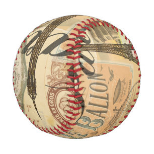 Paris France Vintage Travel Colourful Artwork Baseball