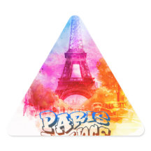 Paris France Watercolor Painting