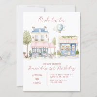 Paris French Cafe Tea Party Girl Birthday