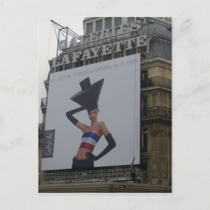 Paris - Galeries Lafayette - Postcard